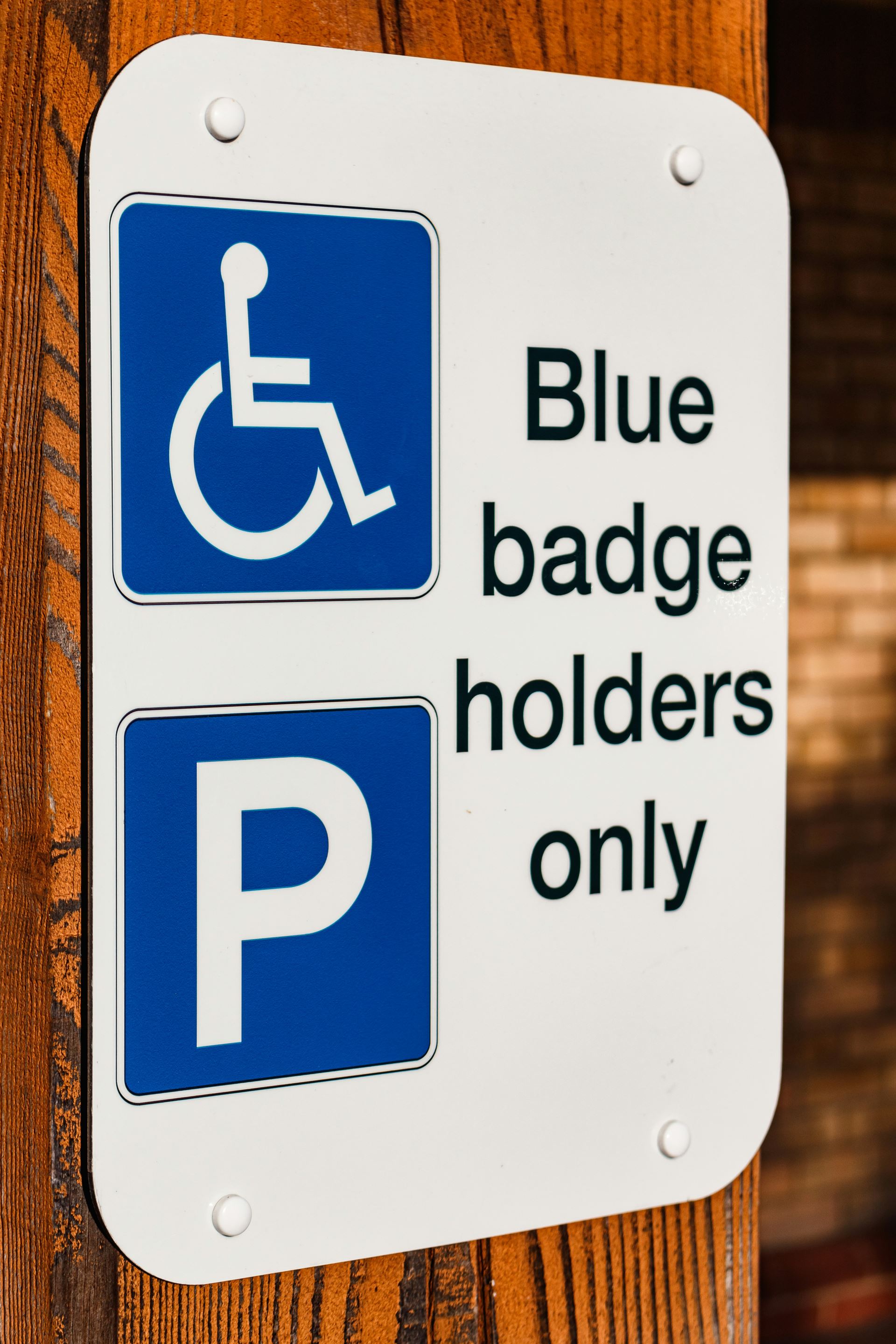 blue badge